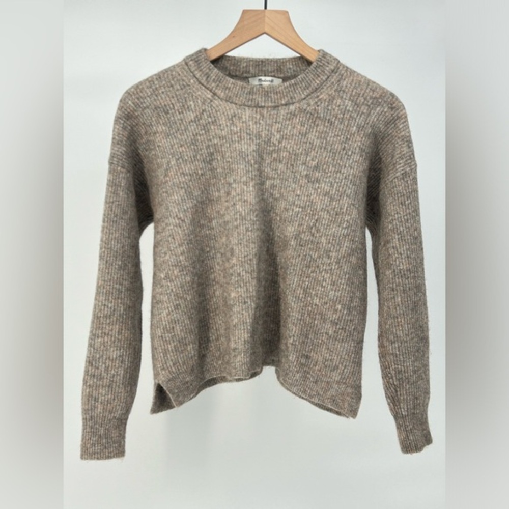 Madewell‎ Crew Neck Merino Wool Multi-Color Sweater- Women's Medium